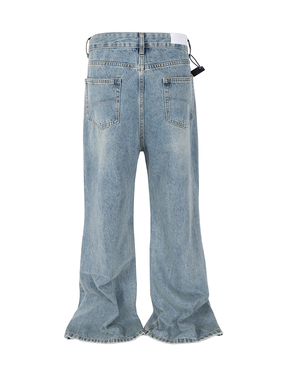 Men's 13.5 OZ Blue Bootcut Jeans