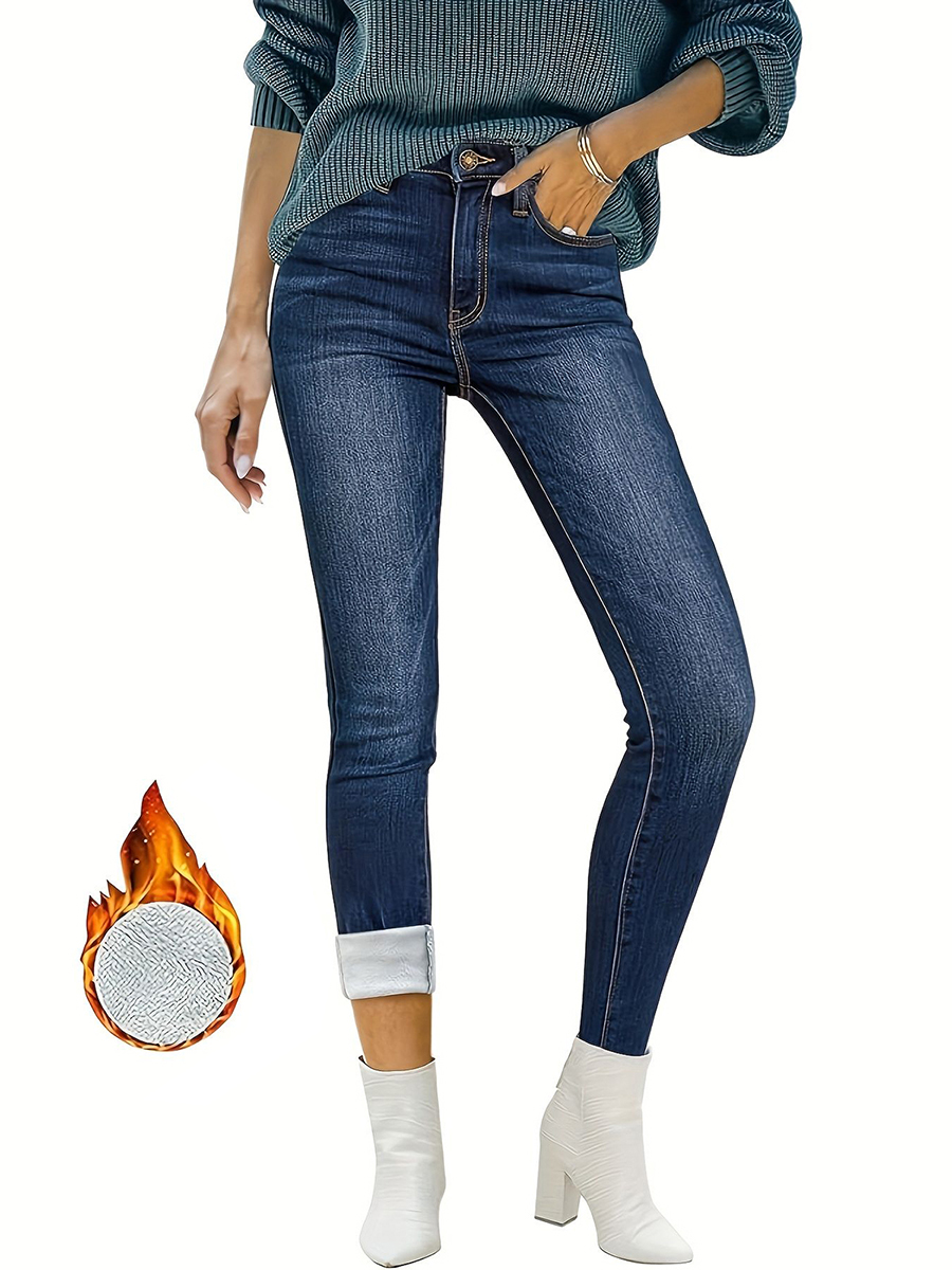 8876  Fleece Denim YL